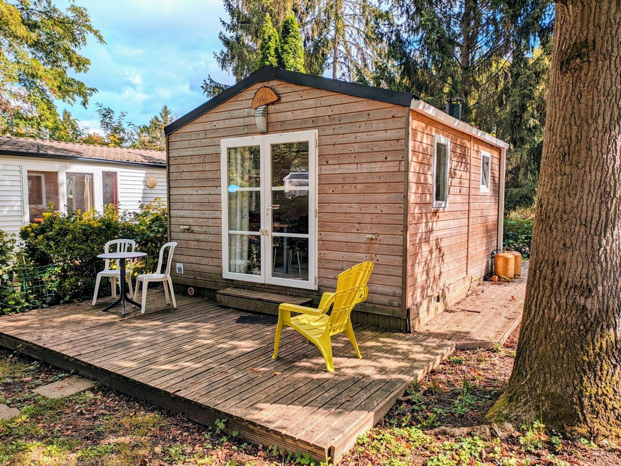 Camping Le Pre Des Moines Гув'є Номер фото